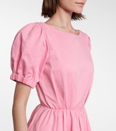 Thumbnail for your product : STAUD Alix cotton-blend faille maxi dress