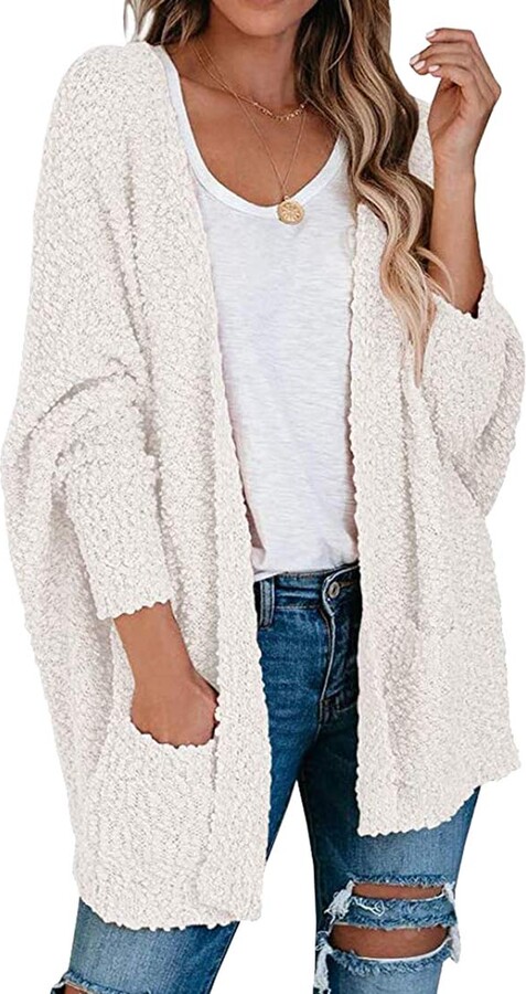 long white sweater coat