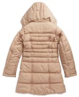 Thumbnail for your product : Hawke & Co Girls 7-16 Down Parka With Leopard Trim