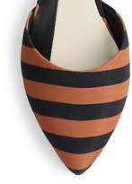 Thumbnail for your product : Alice + Olivia Hilary Grosgrain Stripe D'Orsay Flats