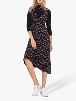 mint velvet tiana print midi dress