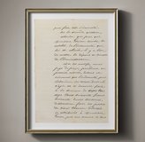 Thumbnail for your product : Restoration Hardware 19th C. French Court Document 3