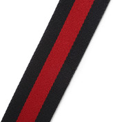 Thumbnail for your product : Gucci 4cm Striped Canvas Belt