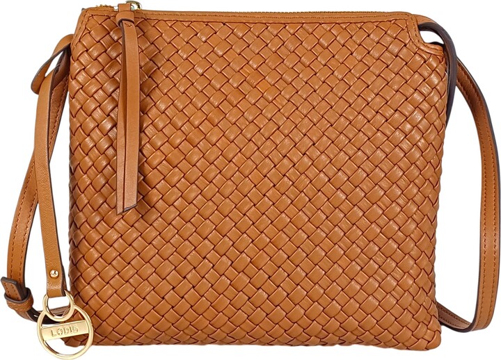 Lodis Maddie Woven Crossbody Bag