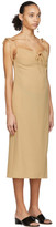 Thumbnail for your product : Maryam Nassir Zadeh Beige Wool Serpentine Dress