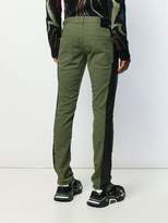 Thumbnail for your product : Just Cavalli panelled slim-fit jeans