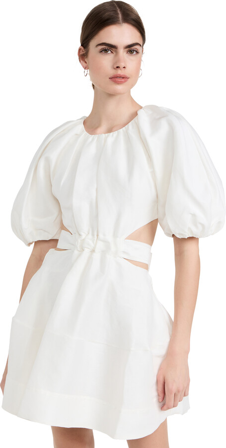 Aje Psychedelia Cut Out Mini Dress