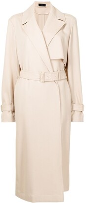 Joseph Cadance belted wool trench coat