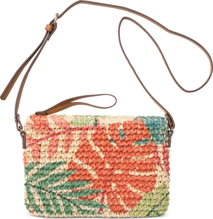 INC International Concepts Straw Crossbody, Created for Macy's ShopStyle Shoulder Bags