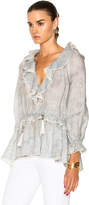 Thumbnail for your product : Zimmermann Tulsi Ruffle Blouse