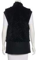 Thumbnail for your product : Helmut Lang Fur Patterned Vest