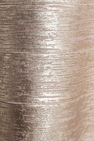 Thumbnail for your product : Herve Leger Ellen metallic bandage gown