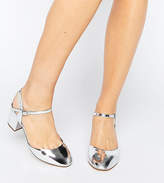 Thumbnail for your product : ASOS DESIGN SKYBOUND Wide Fit Heels