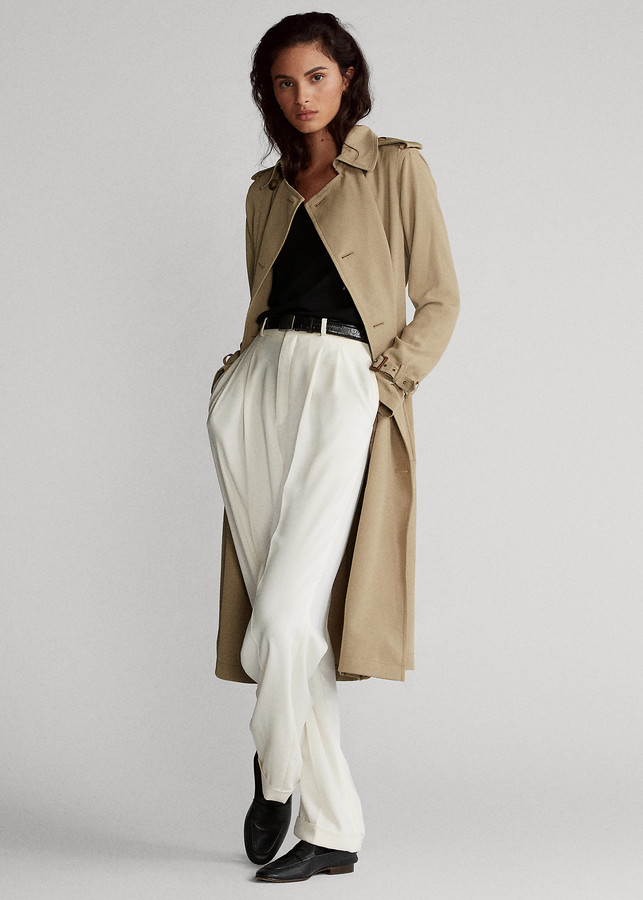 Ralph Lauren Twill Trench Coat - ShopStyle