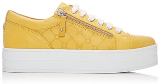moda in pelle yellow shoes