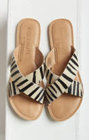 Thumbnail for your product : Show Me Your Mumu Show Me Your Matisse ~ Pebbles Slide Sandals ~ Zebra