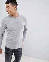 Thumbnail for your product : Jack Wills Seabourne crew neck sweater in light ash marl
