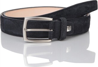 LINDENMANN leather belt for men leather belt made of cow suede leather -  ShopStyle