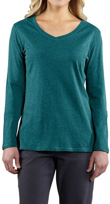 Carhartt Calumet V-Neck T-Shirt - Long Sleeve, Factory Seconds (For Women)