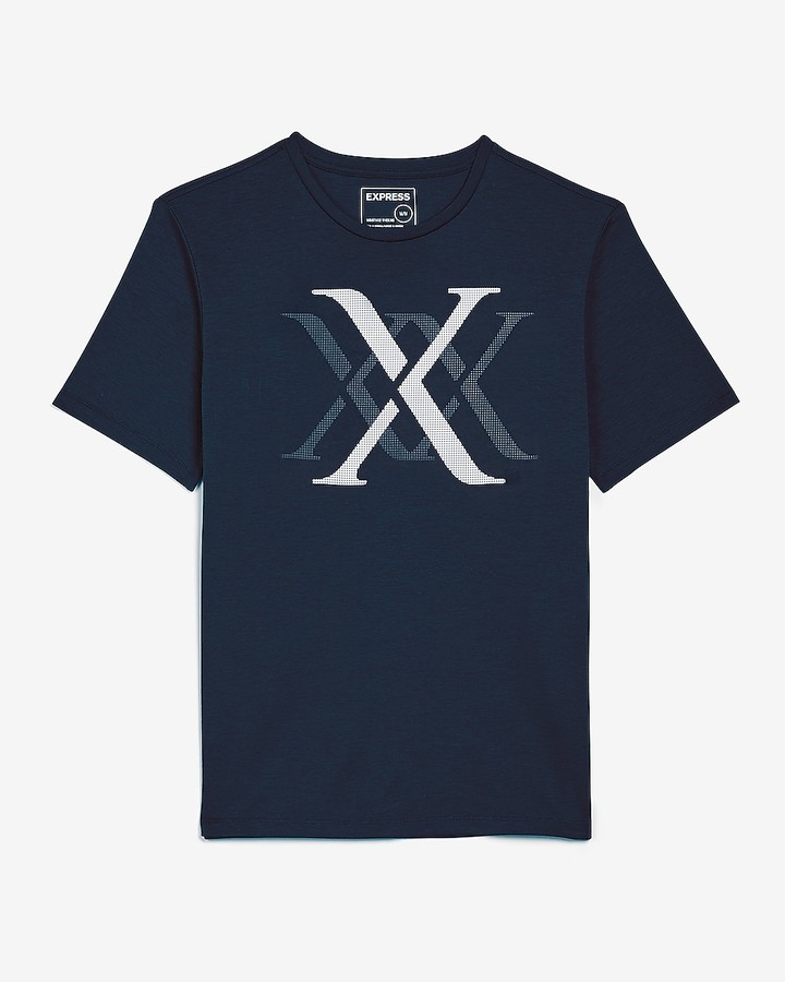 Express Triple X Moisture-Wicking Graphic T-Shirt - ShopStyle Tees