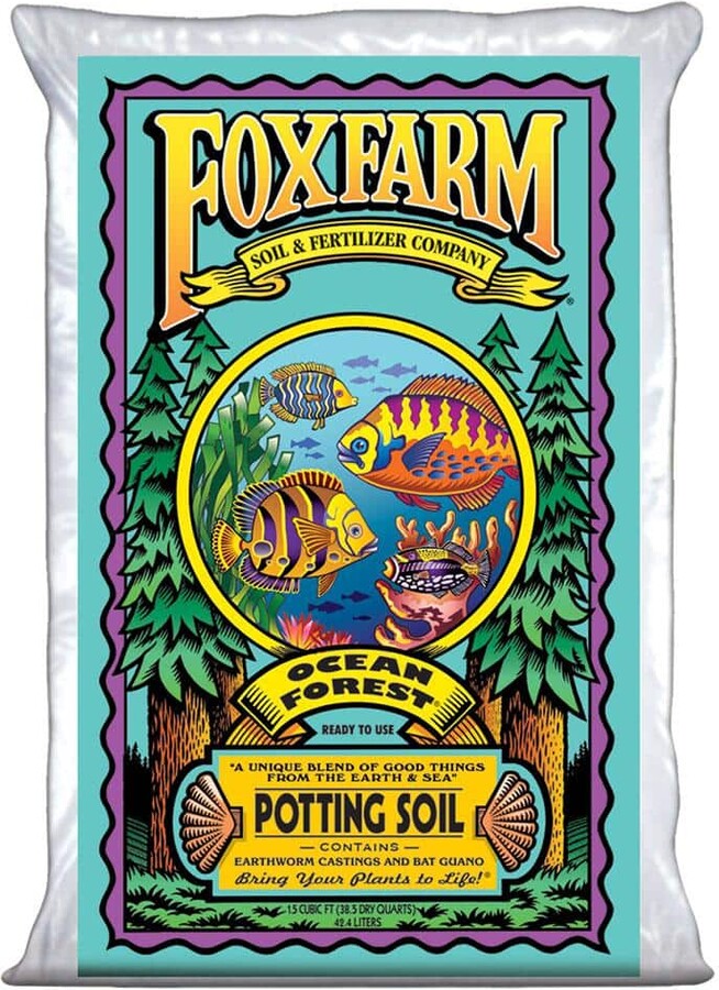 FoxFarm Ocean Forest 40 lbs. 6.3-6.8 pH Plant Garden Potting Soil Mix
