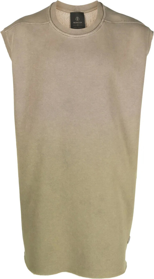 Moncler + Rick Owens Ombré-Effect Jersey Vest