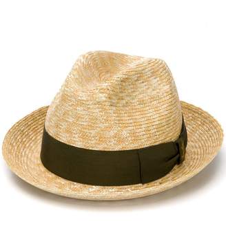 Borsalino upturned brim hat