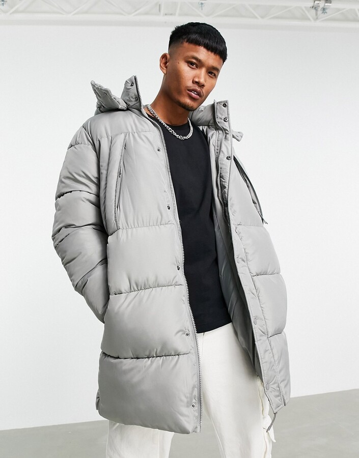 Grey Puffer Jacket Men | Shop The Largest Collection | ShopStyle