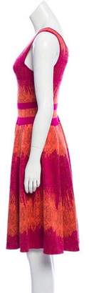 Sophie Theallet Silk Midi Dress Magenta Silk Midi Dress