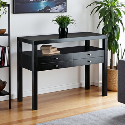 Lark Manor Elevate Espresso Console Table