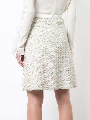 Giambattista Valli A-line tweed skirt