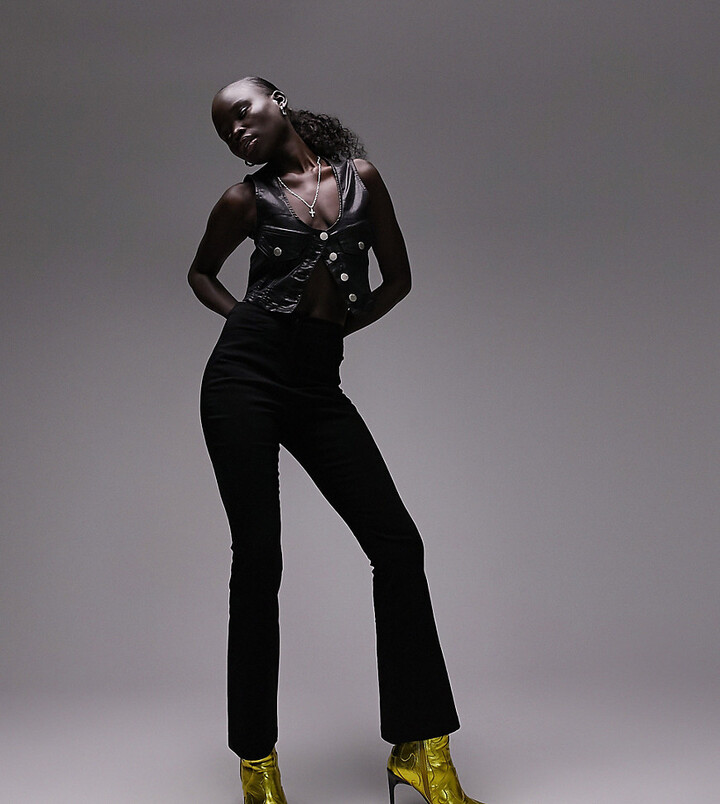 Bengaline Pants Flared Pants Petite Topshop Topshop Petite Flared