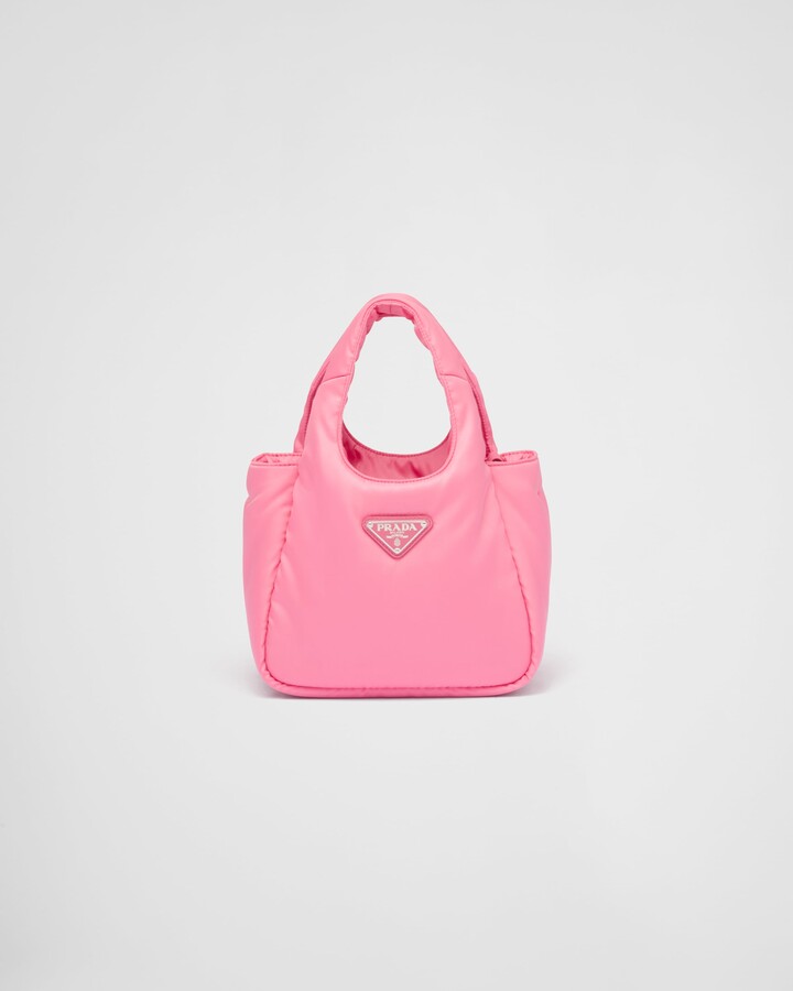 Prada Re-Nylon and leather shoulder bag - ShopStyle
