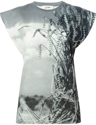Jean Paul Gaultier wheat print T-shirt
