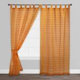 Thumbnail for your product : Amber Striped Sahaj Jute Tab Top Curtains, Set of 2