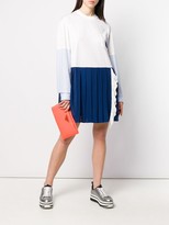 Thumbnail for your product : Prada Shirt Sleeve Panelled Dress