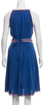 Thumbnail for your product : Tory Burch Embroidered Sleeveless Dress