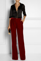 Thumbnail for your product : Emilio Pucci Velvet wide-leg pants