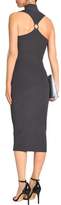Thumbnail for your product : Cushnie Alsia Ring-embellished Cutout Ribbed-knit Midi Dress