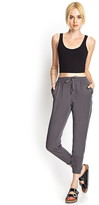 Thumbnail for your product : Forever 21 Woven Drawstring Joggers
