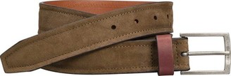 Johnston & Murphy Suede and Leather Loop Belt