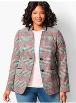 Thumbnail for your product : Talbots Shetland Aberdeen Blazer - Tipped Plaid