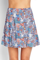 Thumbnail for your product : LOVE21 LOVE 21 Woven Garden Skater Skirt