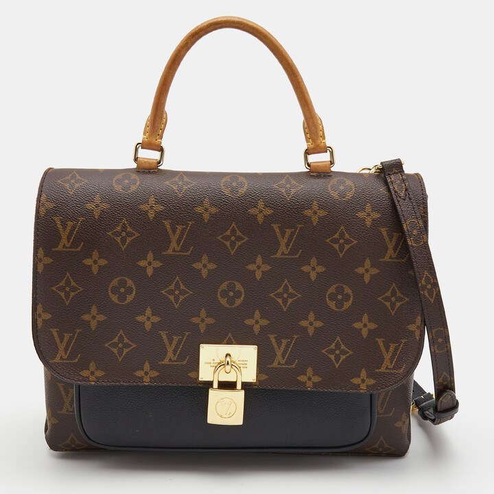 Louis Vuitton Black Monogram Canvas and Leather Marignan Bag - ShopStyle