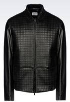 Thumbnail for your product : Armani Collezioni Blouson In 3d Effect Lambskin