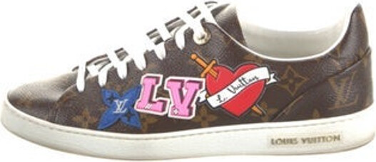 Louis Vuitton Frontrow Black Heart Sneakers - ShopStyle