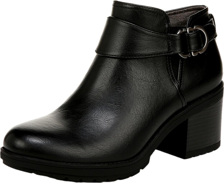 Women's Dr. Scholl's Prue Boots Black Faux Leather J1312S1001