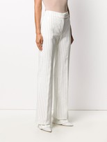 Thumbnail for your product : Alexandre Vauthier Pinstripe Print Trousers