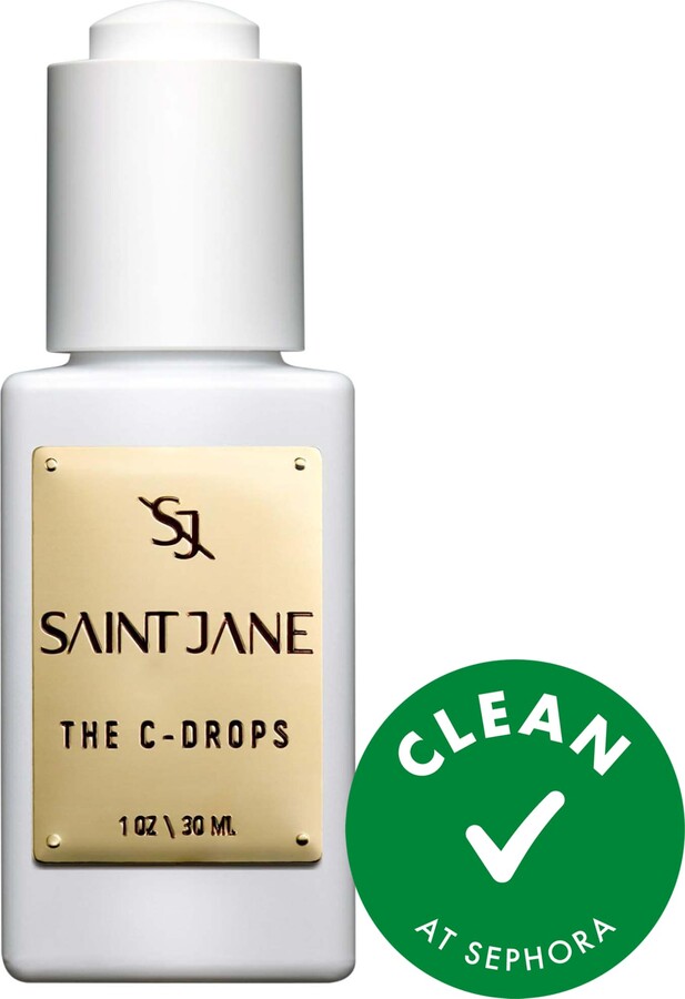 Saint Jane Beauty Vitamin C Glow Drops - Brightening Serum with 20% Vitamin C Blend 1 oz / 30 mL