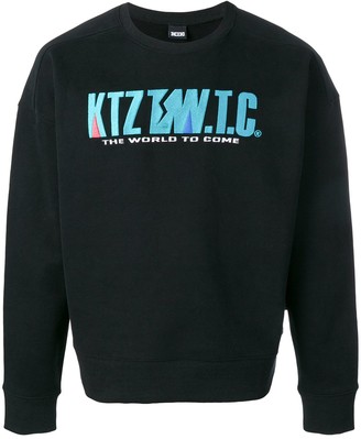 Kokon To Zai Mountain Letter Embroidered Sweatshirt